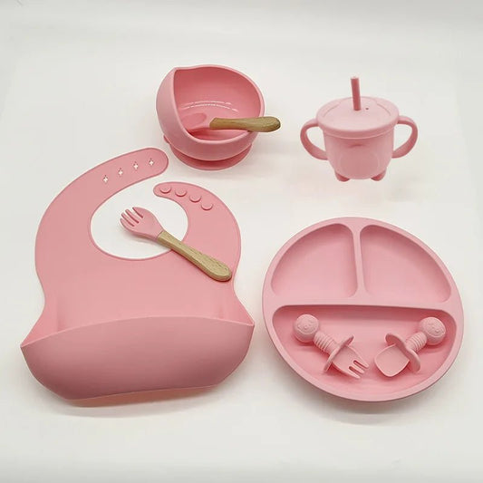 Vaisselle Bébé - TablewareBabySet™ - Rose - Bebe repas