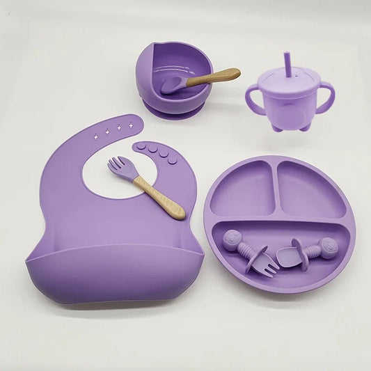 Vaisselle Bébé - TablewareBabySet™ - Violet - Bebe repas