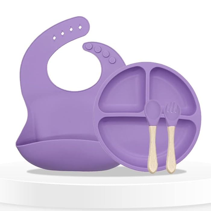 Vaisselle Bébé - TablewareBabySet™ - Violet - Bebe repas